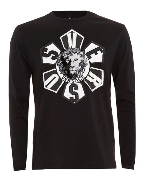 t shirt versace versus uomo|versace long sleeve shirt men.